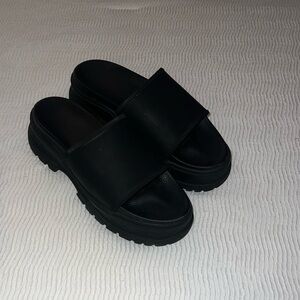 ASOS Men's Black Platforms